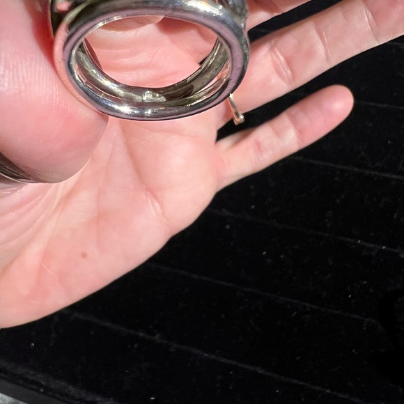 Sterling Silver Ring with Black Onyx Stone - Size 7 - Great condition - Picture 4 of 4